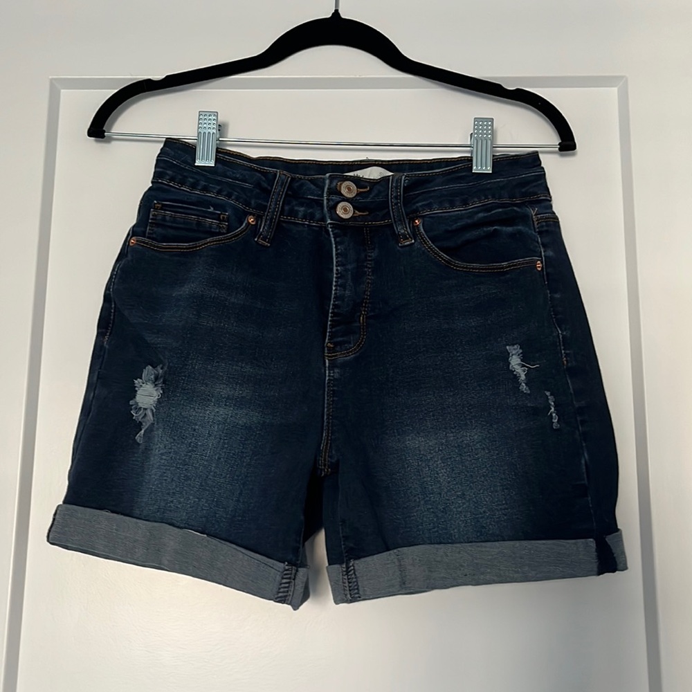 Royalty For Me High Rise Denim Shorts